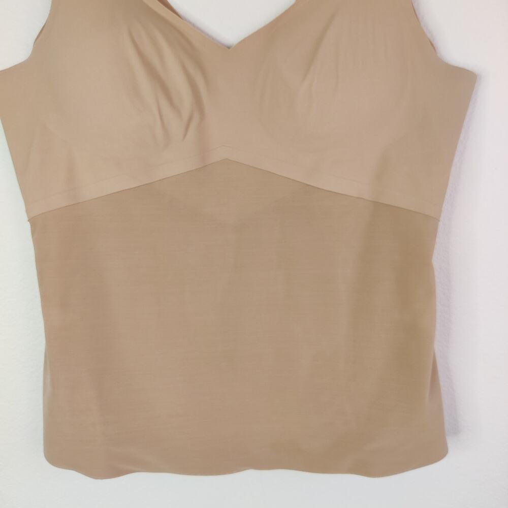 Honeylove Liftwear Shaping Tank Top Sand Tan 2X Built in Bra Slimming Shaping - Picture 7 of 13
